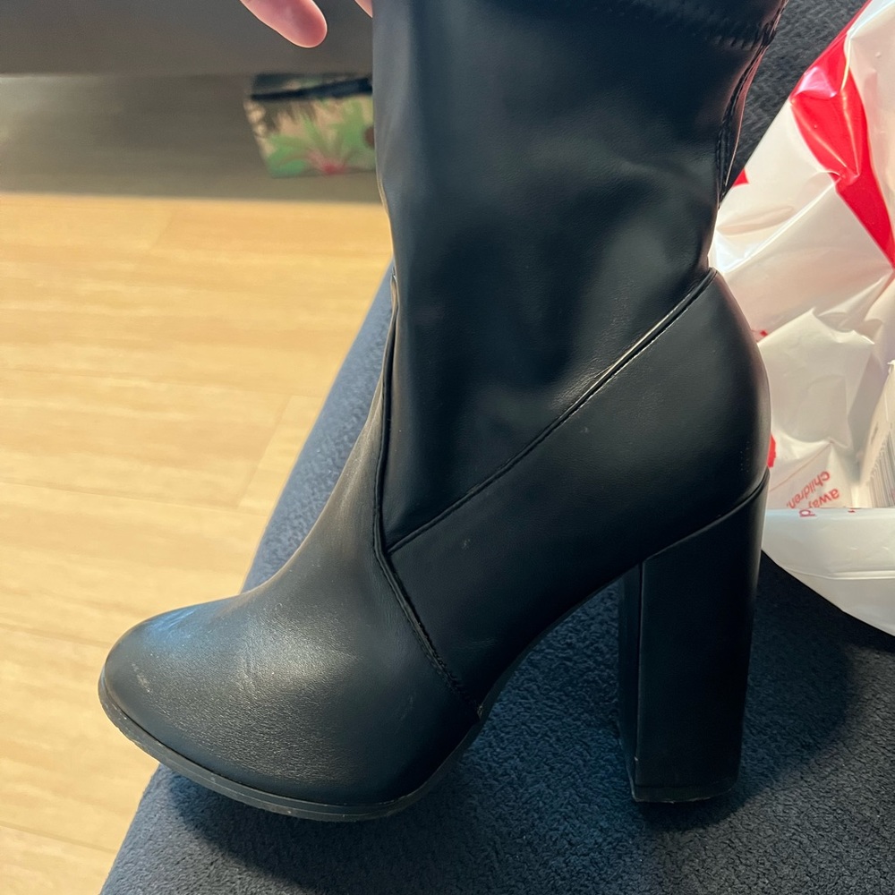 Black boots